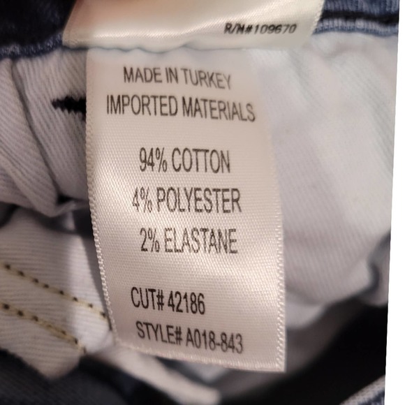 AGOLDE Sophie High Rise Skinny Crop Jeans in Spell Distressed Stretch Size 27 - Picture 6 of 8